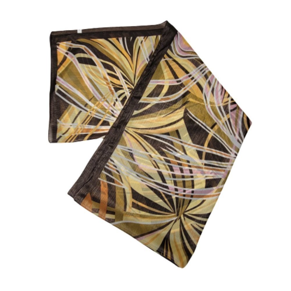 Colorful Scarf Geometric Print Rectangular All Season Summer - Picture 4 of 5